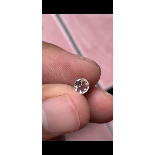 Berlian Banjar Meja Lebar murah obral garansi asli 0,29crt diameter 4,7mm