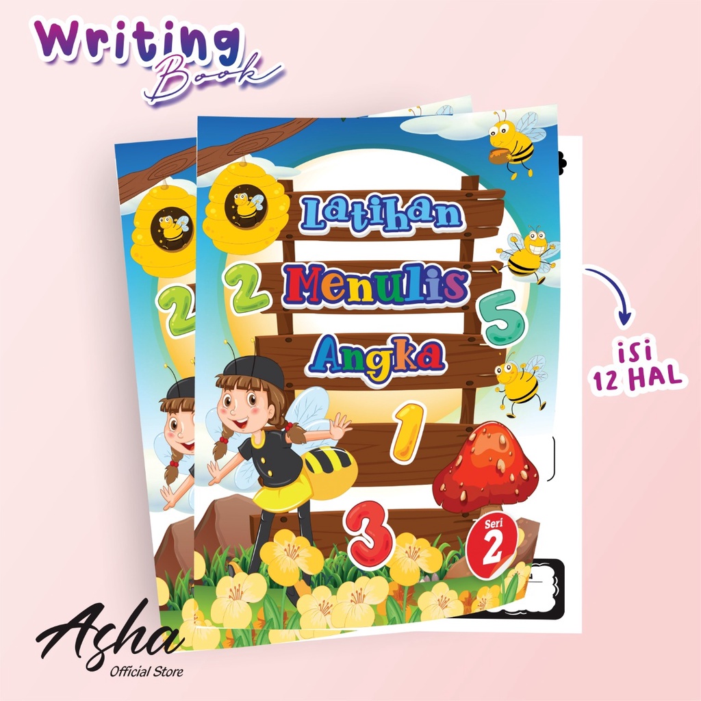 

BUKU LATIHAN MENULIS ANGKA - BUKU EDUKASI ANAK - BUKU LATIHAN MENULIS - WRITING BOOK SERI 2