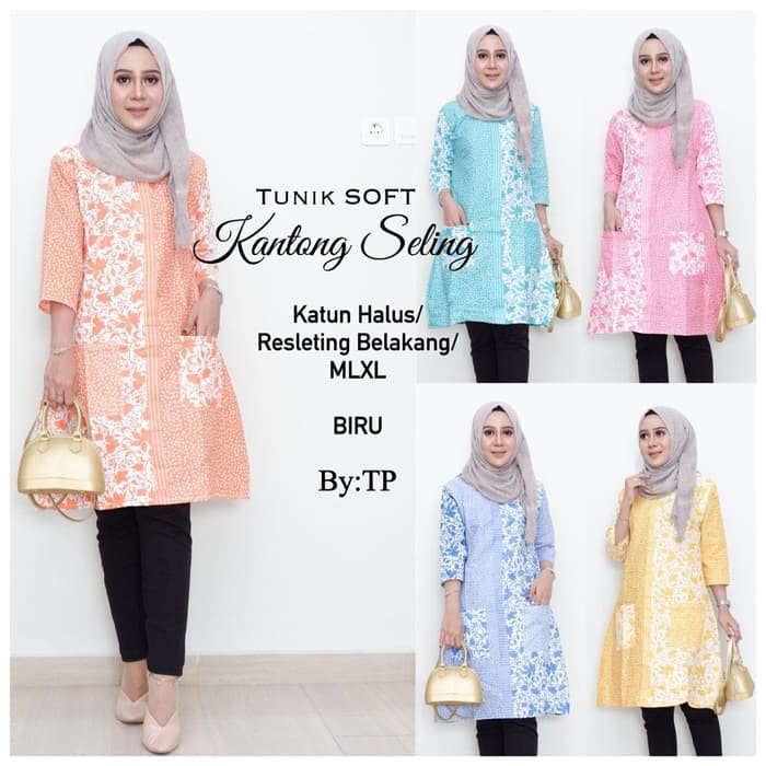Tunik batik tunik busui tunik batik murah atasan batik wanita Murah