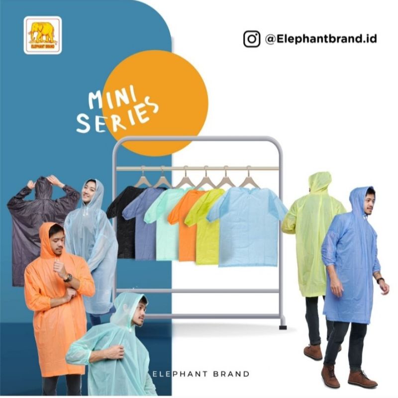 jas hujan ponco mini lengan elehant brand,,,ter murah dan terlaris