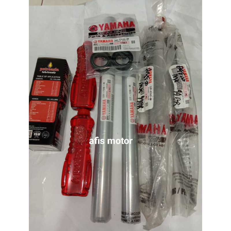 As shock depan (5YP) komplit+ per shock+seal shock+oli shock Jupiter MX lama