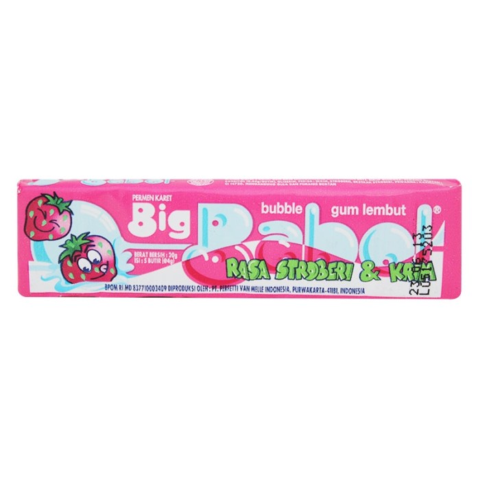 BIG BABOL TUTTI FRUITY/STRAWBERRY