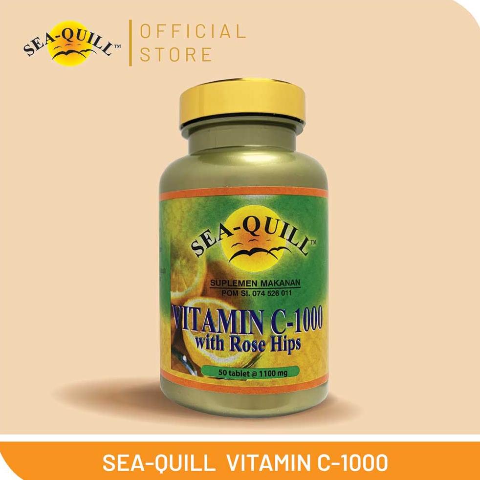 Sea Quill Vitamin C 1000 With Rose Hips 50 Tabs