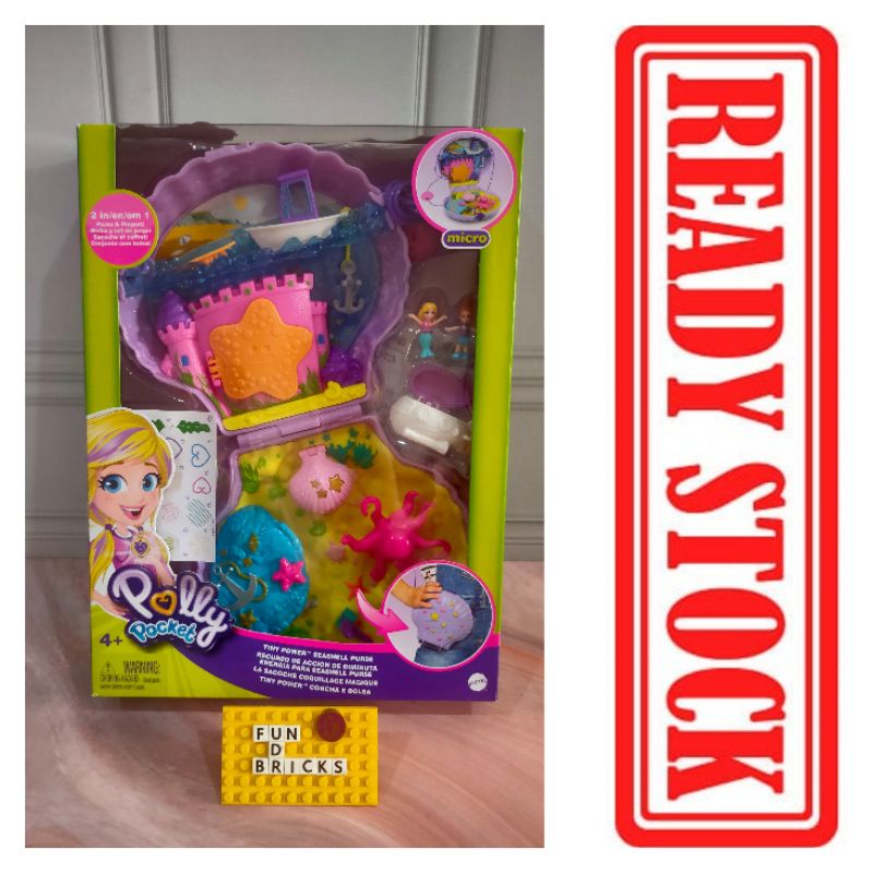 Polly Pocket Seashell Purse Original Mattel