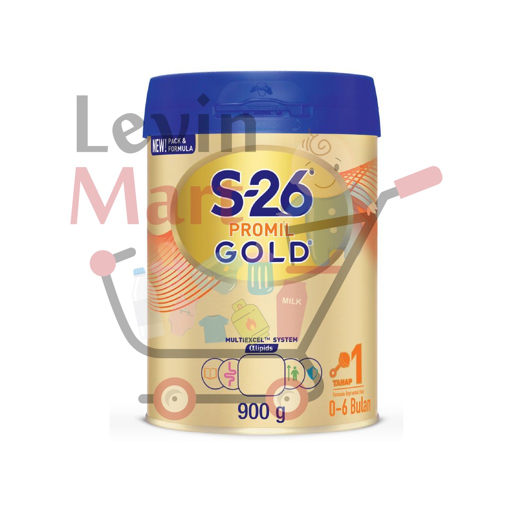 S26 PROMIL 1 GOLD SUSU FORMULA BAYI USIA 0-6 BULAN KEMASAN 900 GRAM/S-26 PROMIL 1 GOLD 900 GRAM