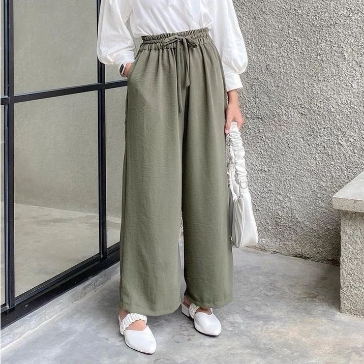 CAROUSEL KULOT AIRFLOW CRINCKLE RAYON PREMIUM HIGH QUALITY100%