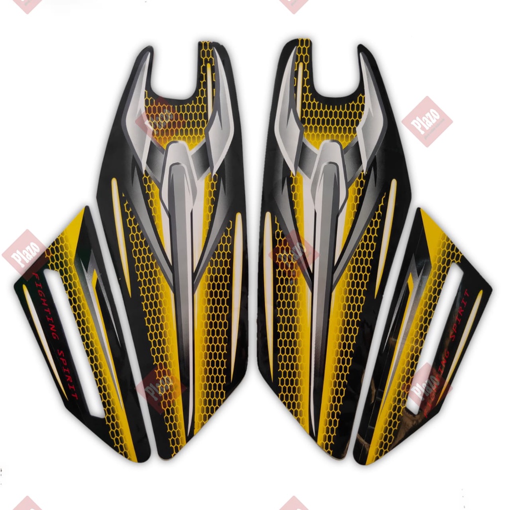 stiker striping lis les body motor rx king 2007 kuning