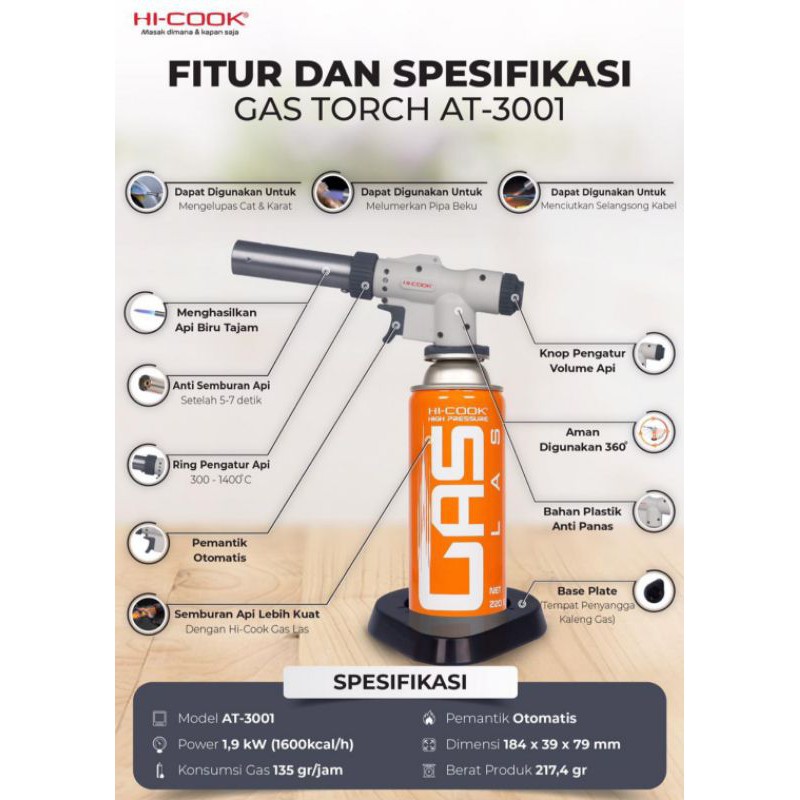 HI COOK ALAT LAS AT 3001