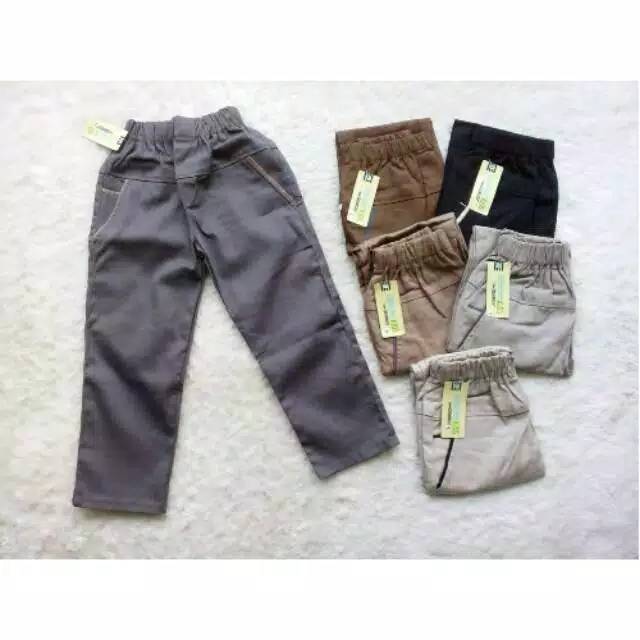 Celana chino Anak Panjang 1 - 10 Tahun Stretch