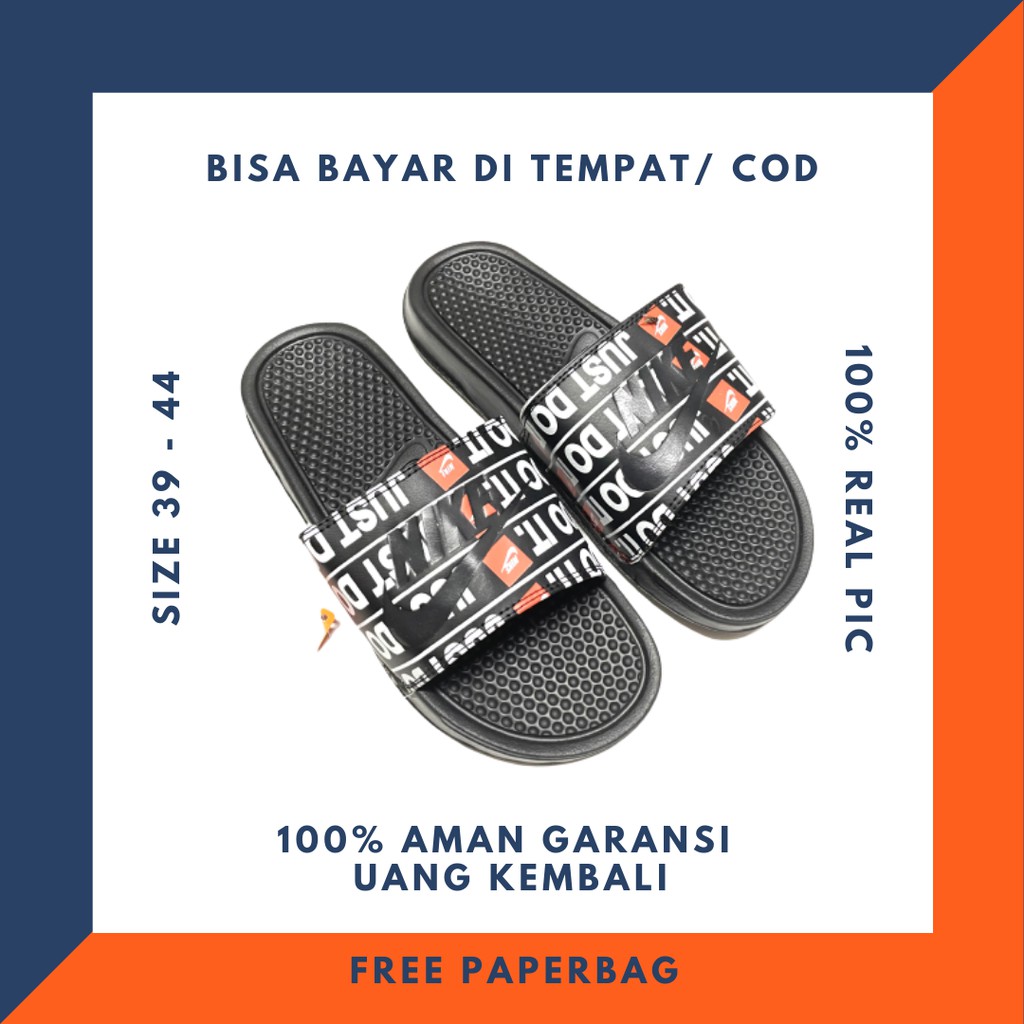 Sandal | Sendal Slide Selop Slop on Karet Nike Pria Wanita | C18
