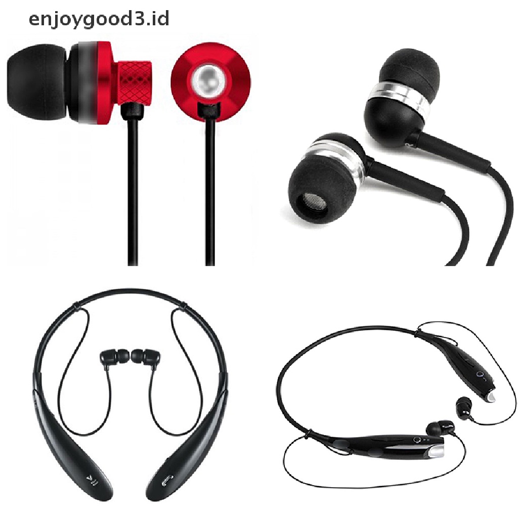 (Rready Stock) 20pcs EARBUD Silikon Pengganti Untuk Earphone Universal (ID)