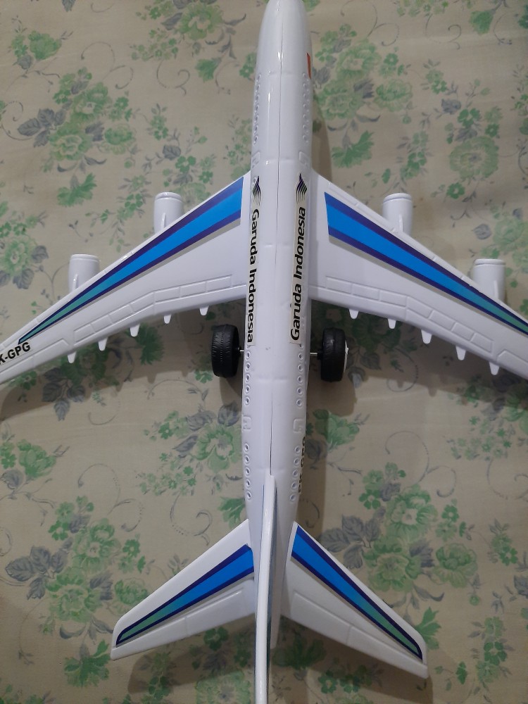 Dt0344 Promo Mainan Anak Miniatur Pesawat Terbang Garuda Indonesia Batik Air Pull Back Wjs231