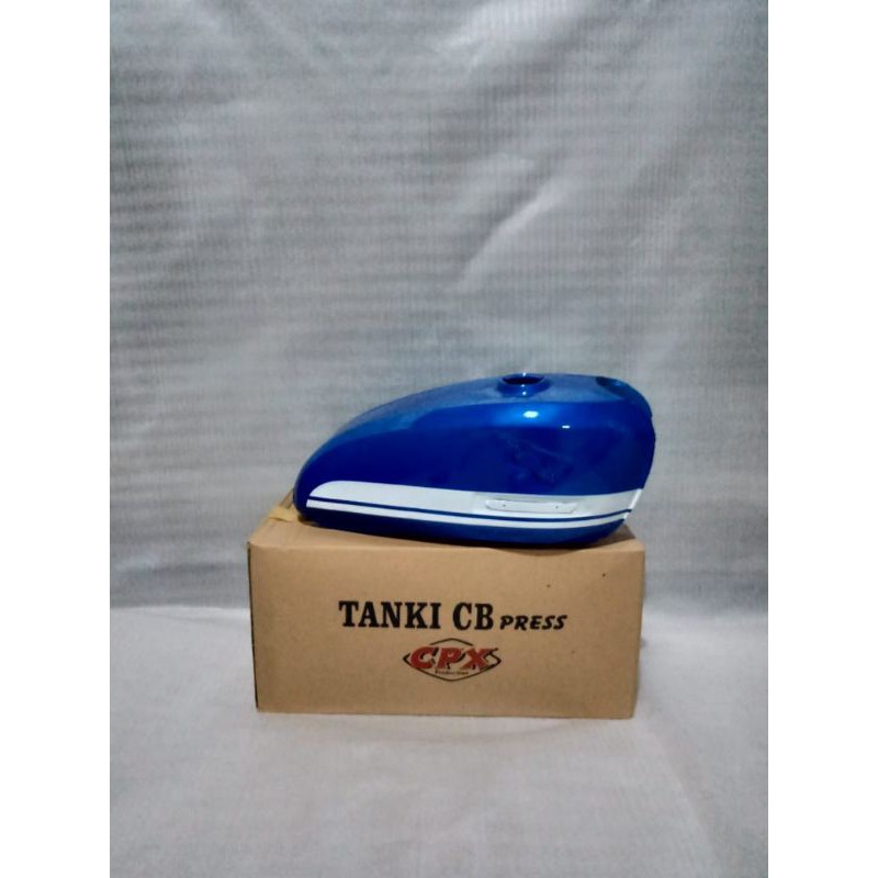 tangki CB 100 tengki glatik press kudus cet cat biru putih