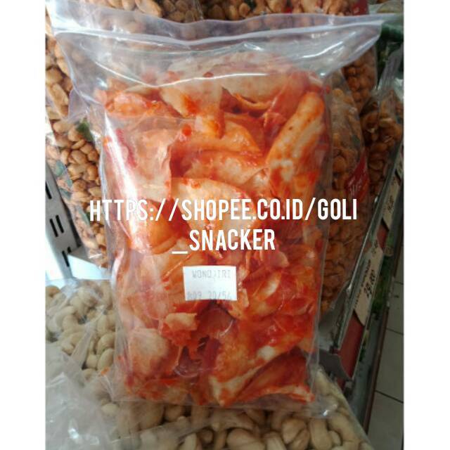 

Keripik Singkong Lengket Pedas Manis 250 Gram