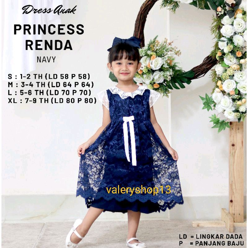 Dress anak dress Brukat premium anak  dress pesta