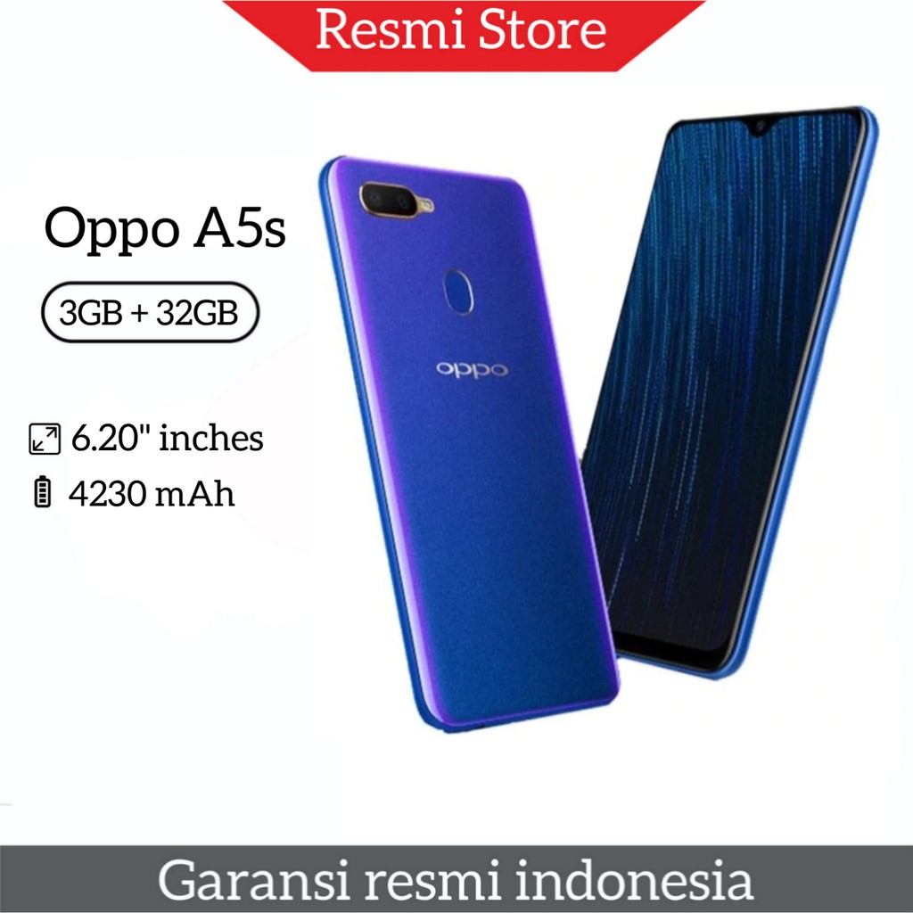 OPPO A5s 3GB/32GB New Garansi Resmi 1 Tah   un | Shopee Indonesia