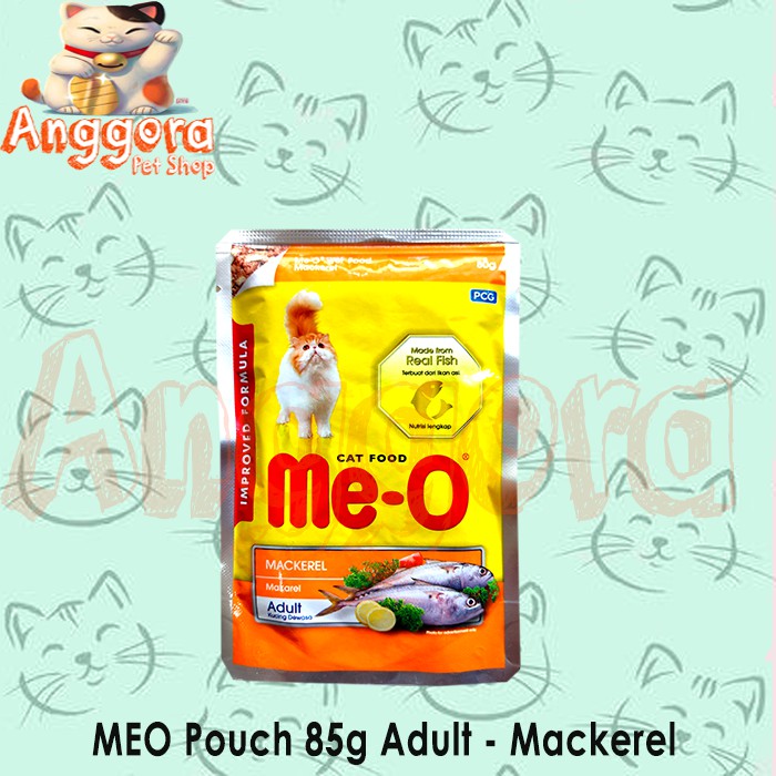 Makanan Kucing basah MEO pouch 80g Adult &amp; Kitten All Varian