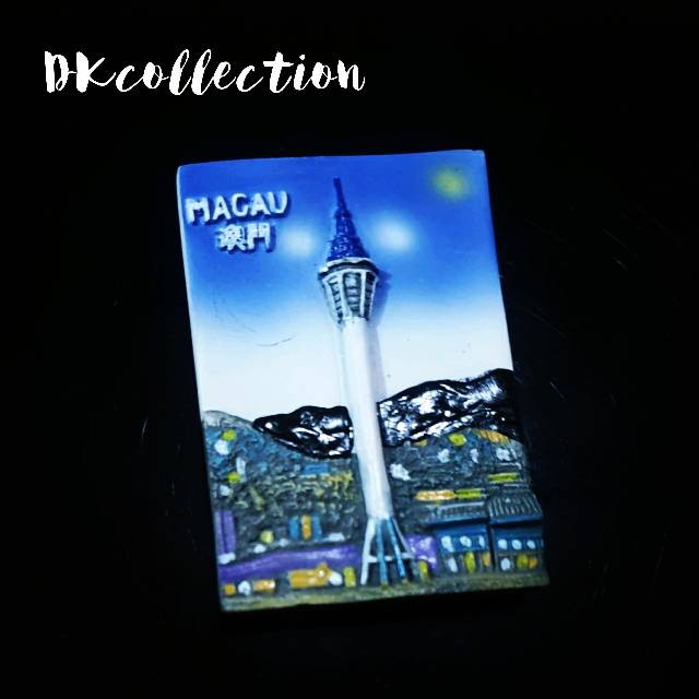 Tempelan kulkas hongkong besi magnet macau hongkong souvenir hongkong magnet kulkas hongkong macau