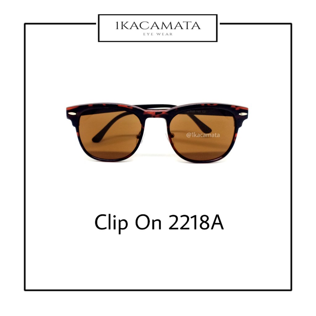 CLIP ON 2218A FREE 5 LENSA SUNGLASS CADANGAN MURAH BERKUALITAS