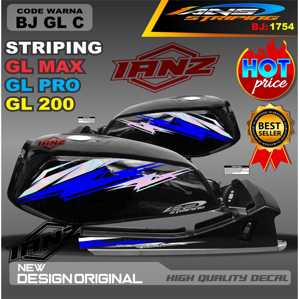 PROMO STRIPING HOLOGRAM GL PRO /  STIKER GL MAX VARIASI HOLOGRAM / STIKER HOLOGRAM