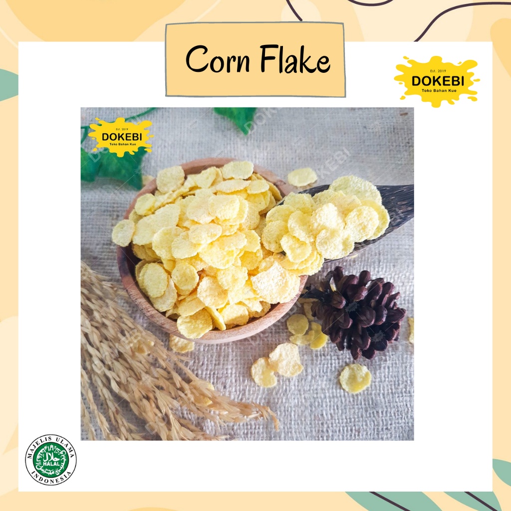 

CORN FLAKE 250gr & 500gr / FLAKES / CORNFLAKES KILOAN DIJAMIN CRISPY!