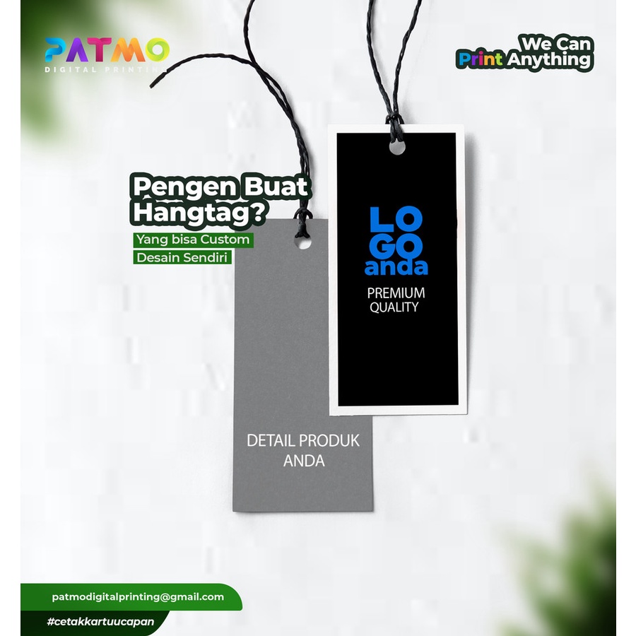 

Hang Tag Label Baju Clothing Distro / Cetak Hangtag Baju / Label Merek / Hang Tag Custom Merk Brand (Min Order 34pcs) Cetak Merk