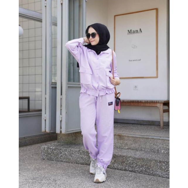 SET KULOT/JOGGER JACKET GYL AUTHENTIC