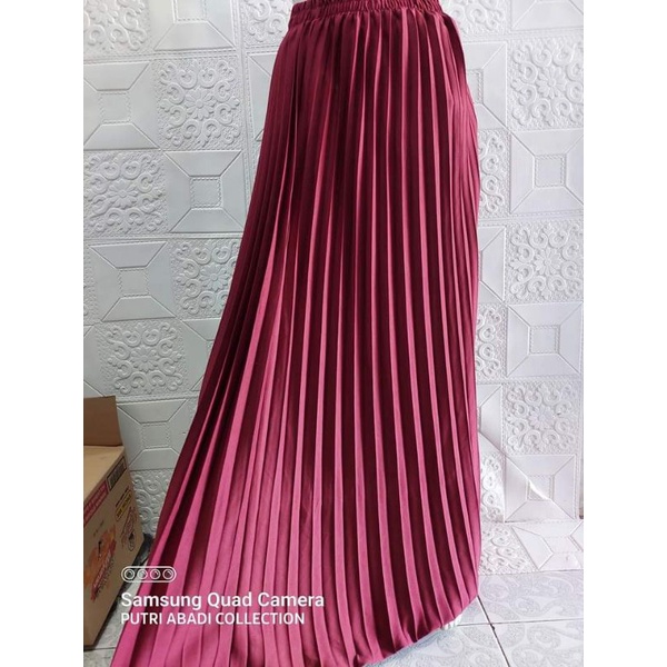 Rok Plisket Klok Premium Maxy Skirt Rok Plisket Jumbo