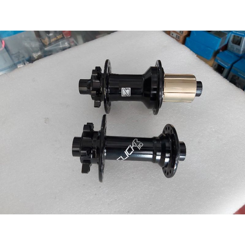 HUB FREEHUB NAUTILUS CLICKR 32HOLE BOOST REAR 12 X 148 FRONT 15 X 110 BODY SHIMANO BEARING