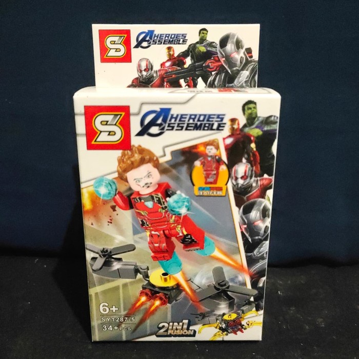 Minifigure Lego Brick SY HEROES ASSEMBLE SY 12875
