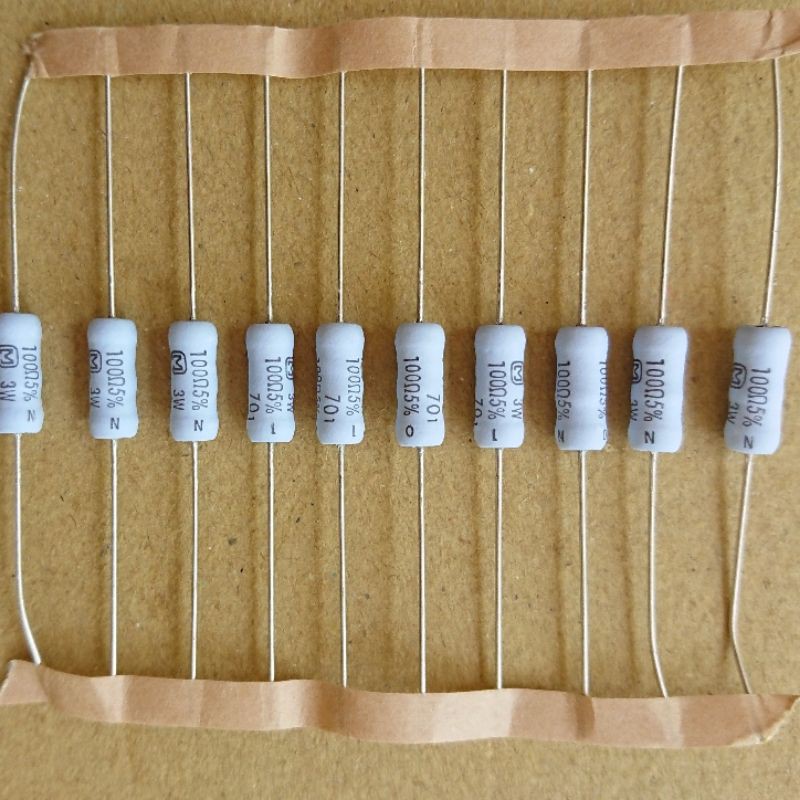 Resistor 100 Ohm 3 Watt Resistor Panasonic Original 5%