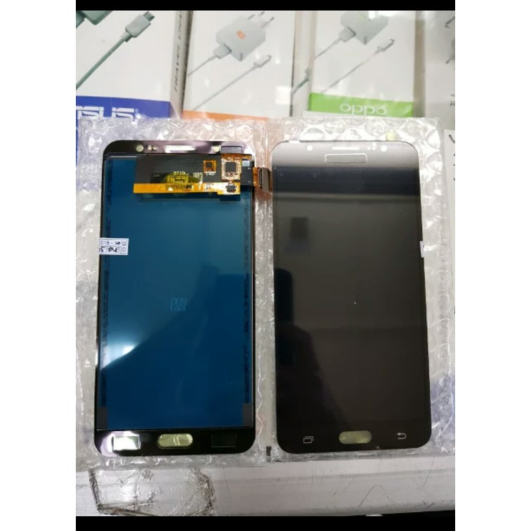 LCD 1SET SAMSUNG J710 GALAXY J7 2016 ORI BLACK KONTRAS BISA DI SETTING