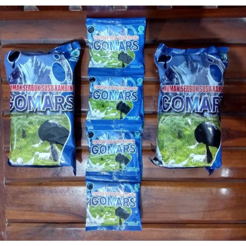 

Susu kambing gomars Sachet Jual per Pack - kemasan baru