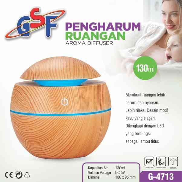 Air Humidifier Essential Aromatherapy Oil Aroma Terapi Diffuser 130 ML - Pengharum Ruangan GSF G 4713