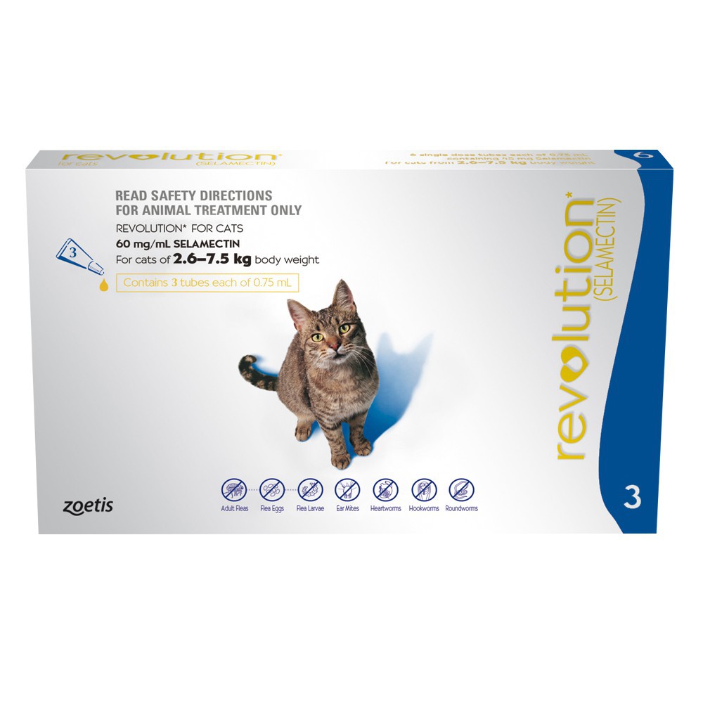 revolution cat adult 1box isi 3tube obat kutu kucing