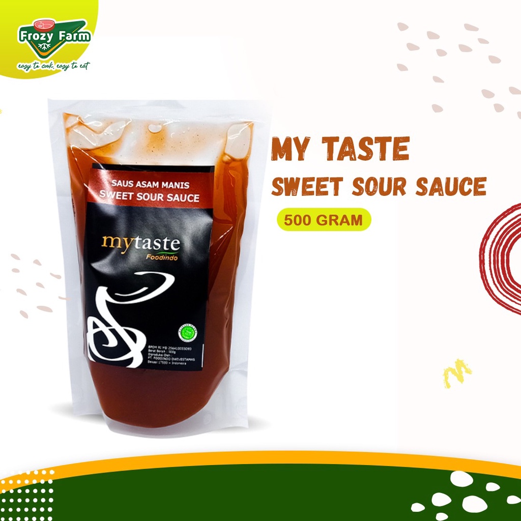 

Distributor My Taste Sweet And Sour 500 Gram - My Taste Saus Asam Manis