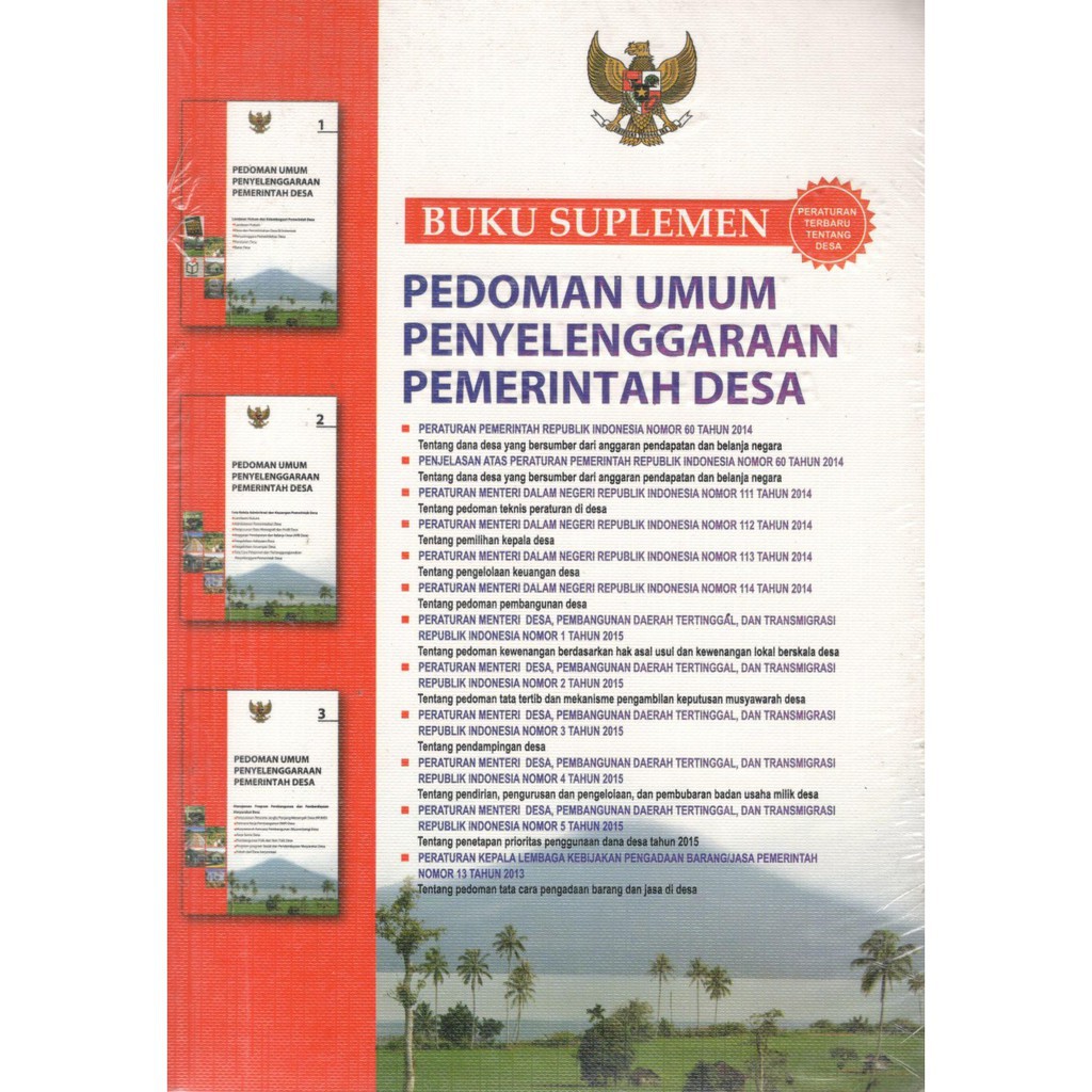 BUKU SUPLEMEN PEDOMAN UMUM PEYELENGGARAAN PEMERINTAH DESA