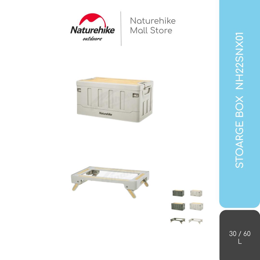 STORAGE BOX LIPAT CAMPING PORTABLE 30 - 60 LITER NATUREHIKE NH22SNX01