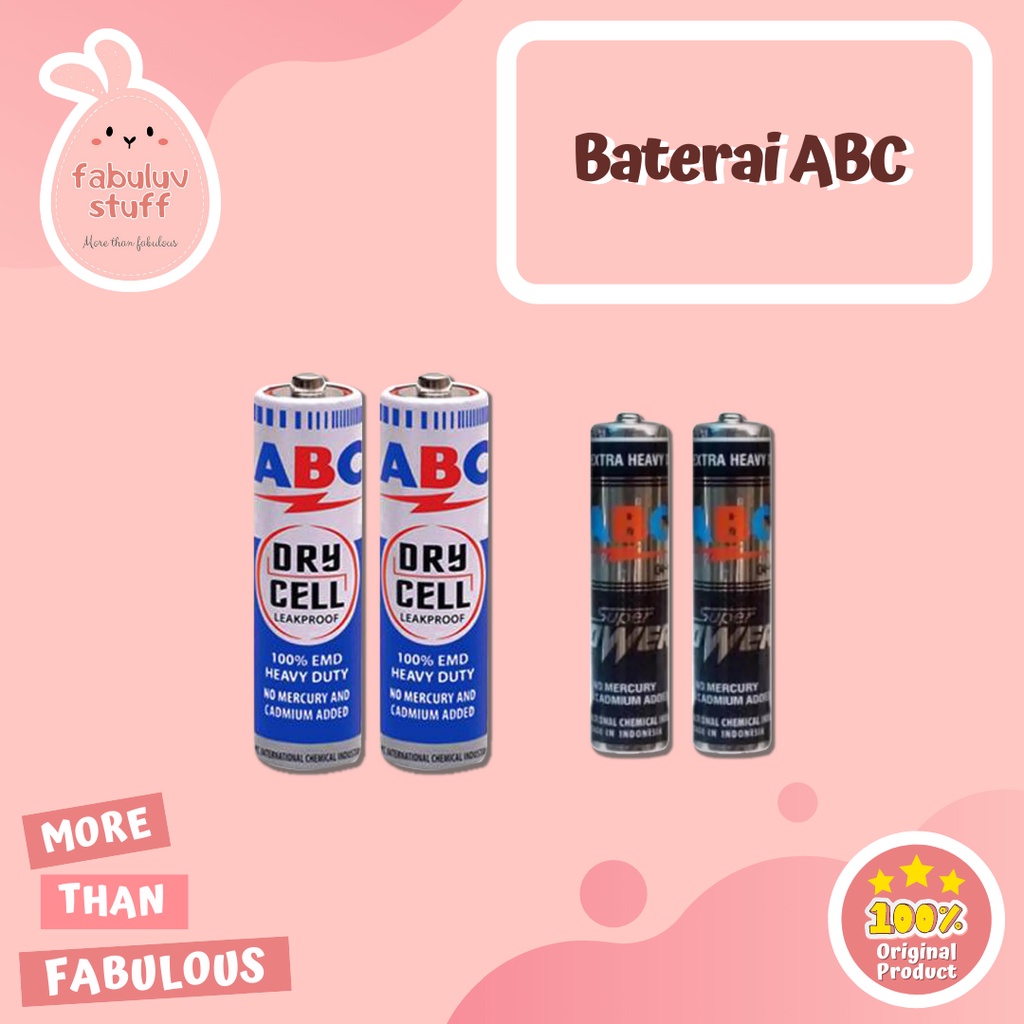 ATK ~ Baterai ABC Kecil Sedang / Batre AA / Battery AAA