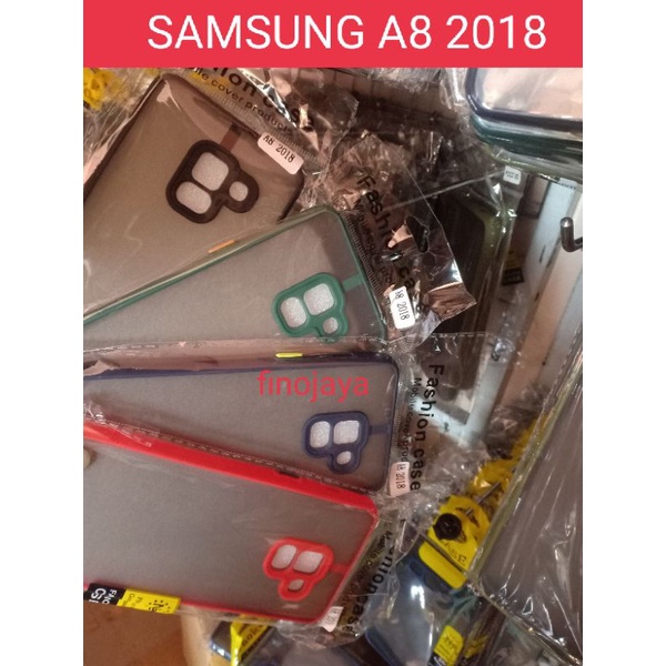 Case Aero My Choice Samsung A8 2018 Silikon Softcase Casing Dove Pelindung Camera