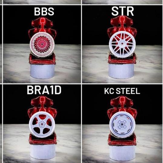 ☺ 1PCS VELG WPL D12 RATA FENDER VELG RC WPL D12 D42 C24 REGULER ▲