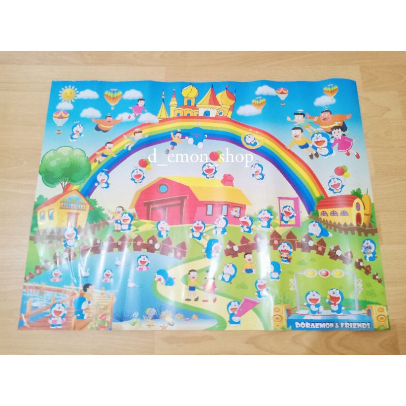 

Kertas Kado 4 Pcs Motif Pelangi doraemon / Kertas Kado karakter / Kertas Kado Doraemon / Kertas Kado murah
