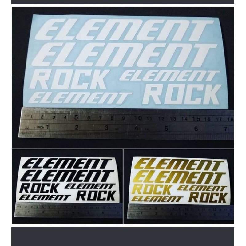 Cutting Sticket Sepeda Lipat Element Rock