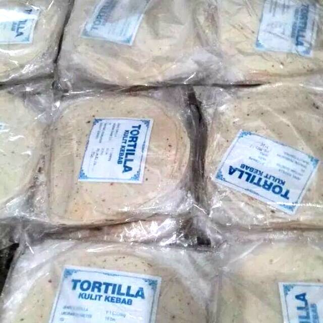 Tortilla Kulit Kebab 18 cm isi 25 Lembar Tortila Best Seller Enak Tidak Mudah Sobek Kebab Frozen