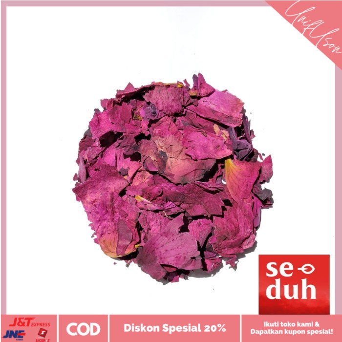 

⭐COD⭐ Teh Bunga Mawar Serpih / Dried Rose Flakes / Rose petal 250 gram