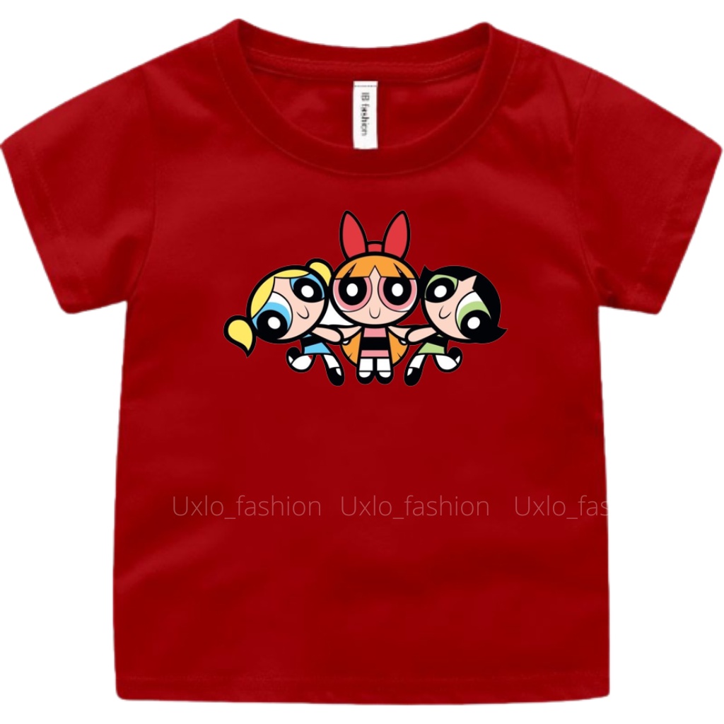 ATASAN BAJU KAOS ANAK PEREMPUAN MURAH LENGAN PENDEK MOTIF GAMBAR KARTUN LUCU IDEAL UMUR 2 3 4 5 6 7 8 9 TAHUN UXLO FSHION