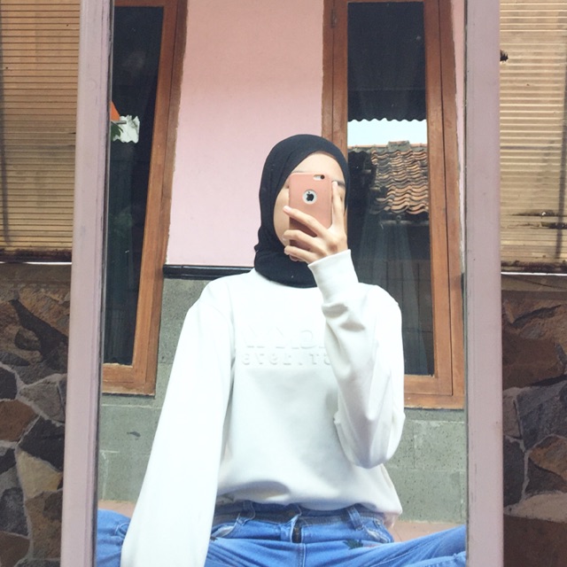 sweater oversize black yak