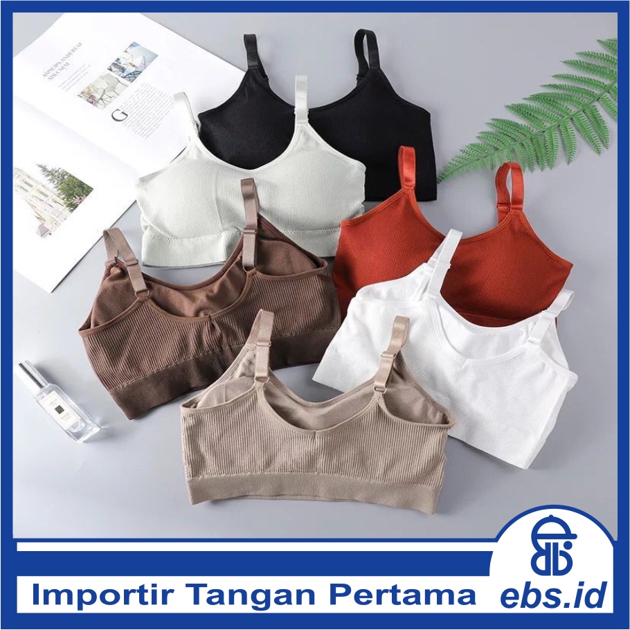 𝐄𝐁𝐒 ✅ PW097 Pakaian Sport Yoga Wanita Fashion Lembut Model Rompi Import COD PW097