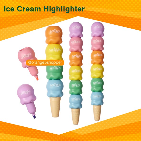 Jual smiggle highlighter ice cream ORIGINAL Shopee Indonesia
