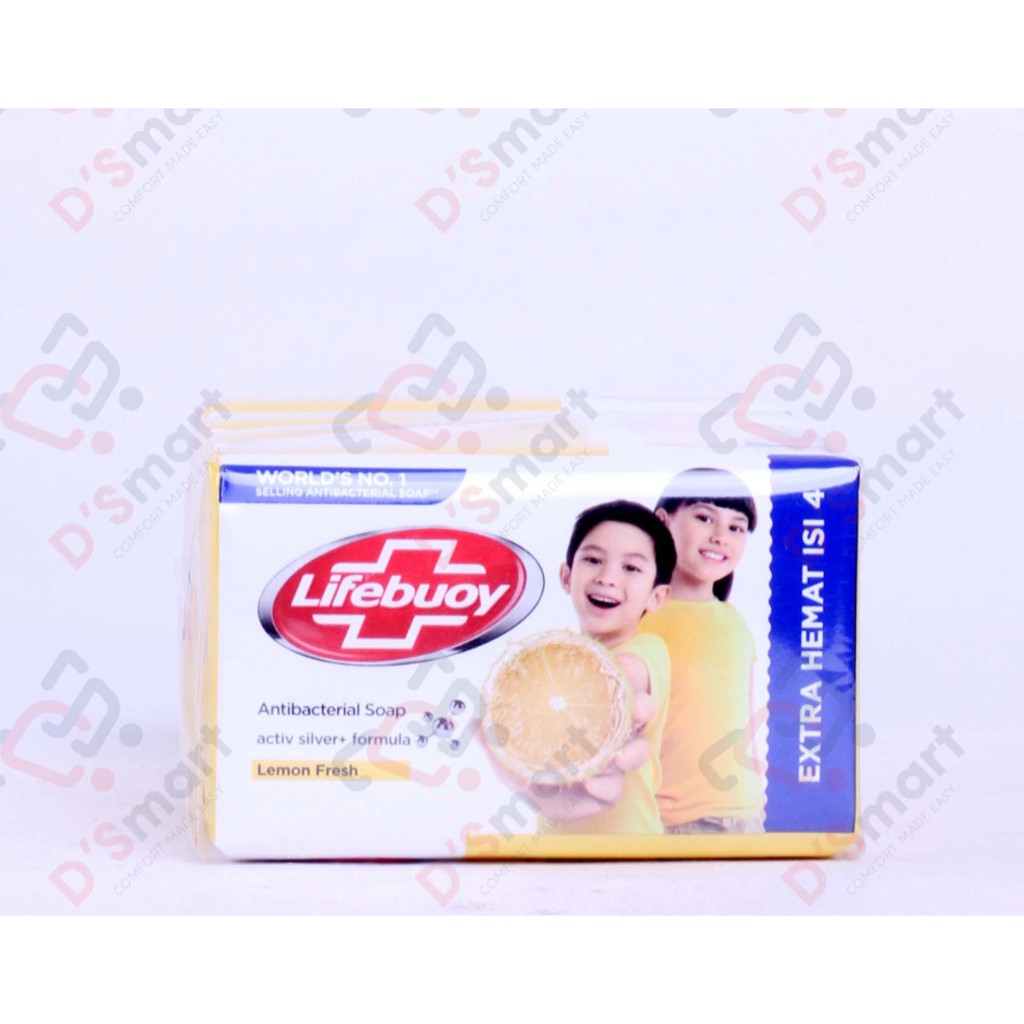 Lifebuoy Lemonfresh Bar Soap 110gr (Isi 4)